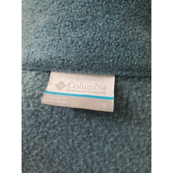 Columbia Women's Blue 100% Polyester Long Sleeve Full Zip Casual Jacket Size S - Picture 10 of 12